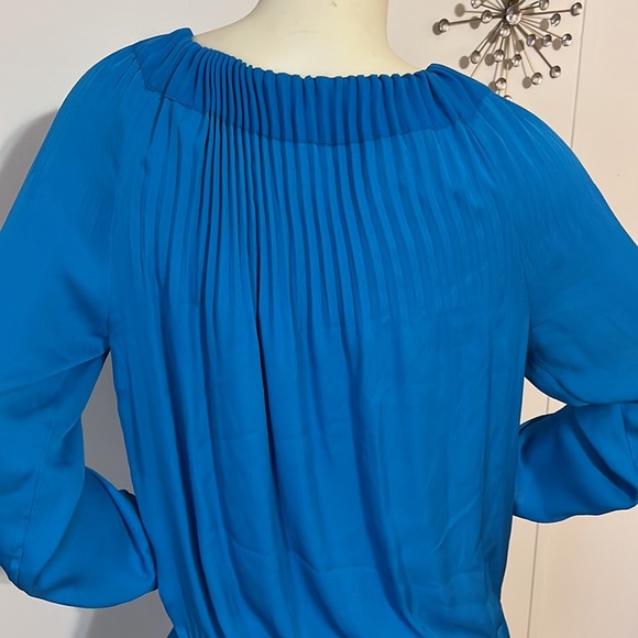 DVF DIANE VON FURSTENBERG Pleated Top Mini Dress - Picture 6 of 11